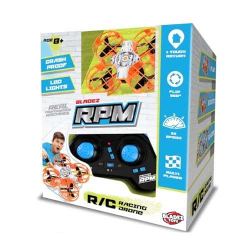 Bladez Toyz Mini Drone for Kids - Compact & Crash Resistant Kids Drone - 3 Speeds Kids Drones for 8 to 12 Age - 15cm Easy to Control with LED Lights - Fun Small Kids Drone for Indoor & Outdoor Racing