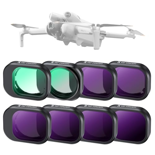 K&F Concept UV CPL ND8 ND16 ND32 ND64 ND128 ND256 Filters for DJI Mini 4 PRO, Optical Glass 28-Layer Coating Neutral Density Polarizer